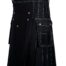 Black Utility Kilt