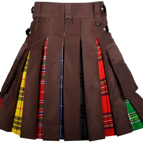 Handmade LGBT Pride Tartan Hybrid Kilt