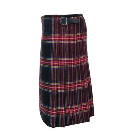 Custom Black Stewart Tartan Kilt