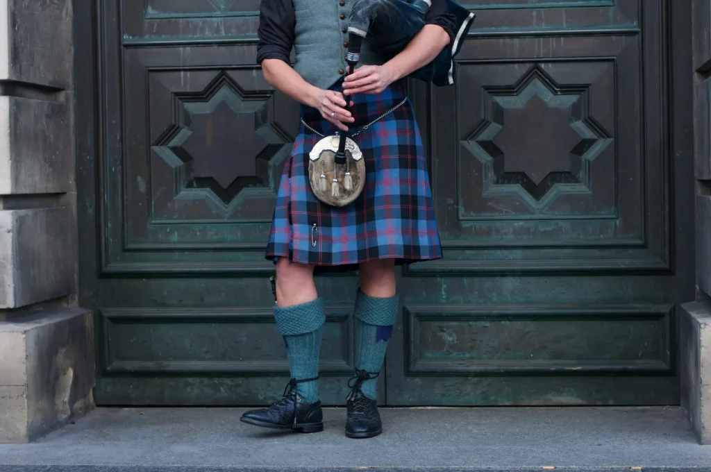 kilts - Scottish kilt with traditional tartan design