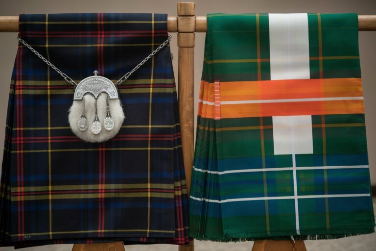 Scottish and Irish Kilts