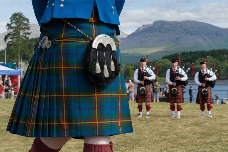kilts in Scottish festivals